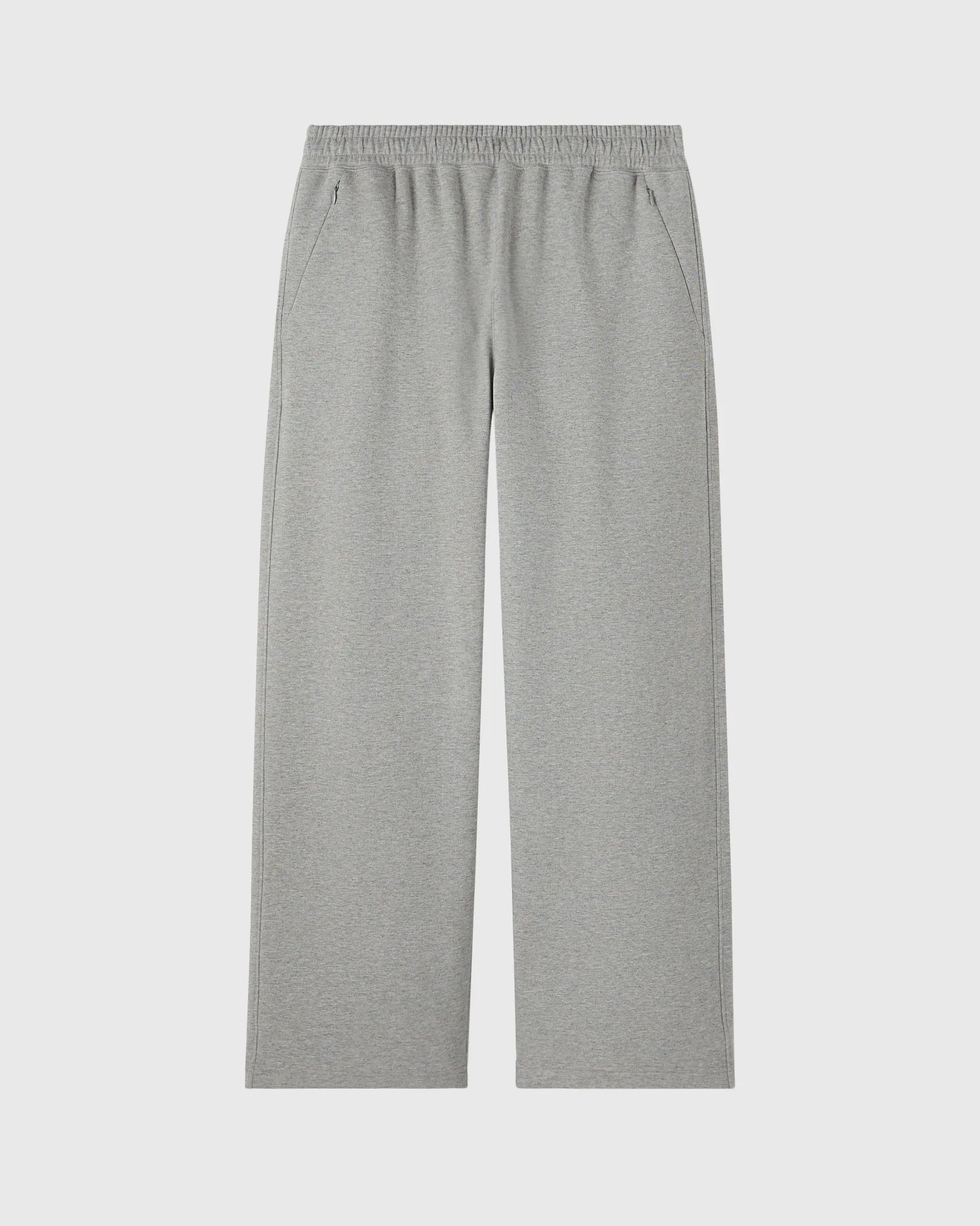 Double Knit Script Sweatpant Heather Grey