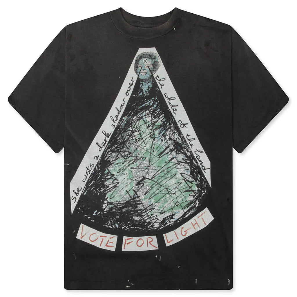 Saint M6 x Jamie Reid Vote F Light S S T Shirt Black
