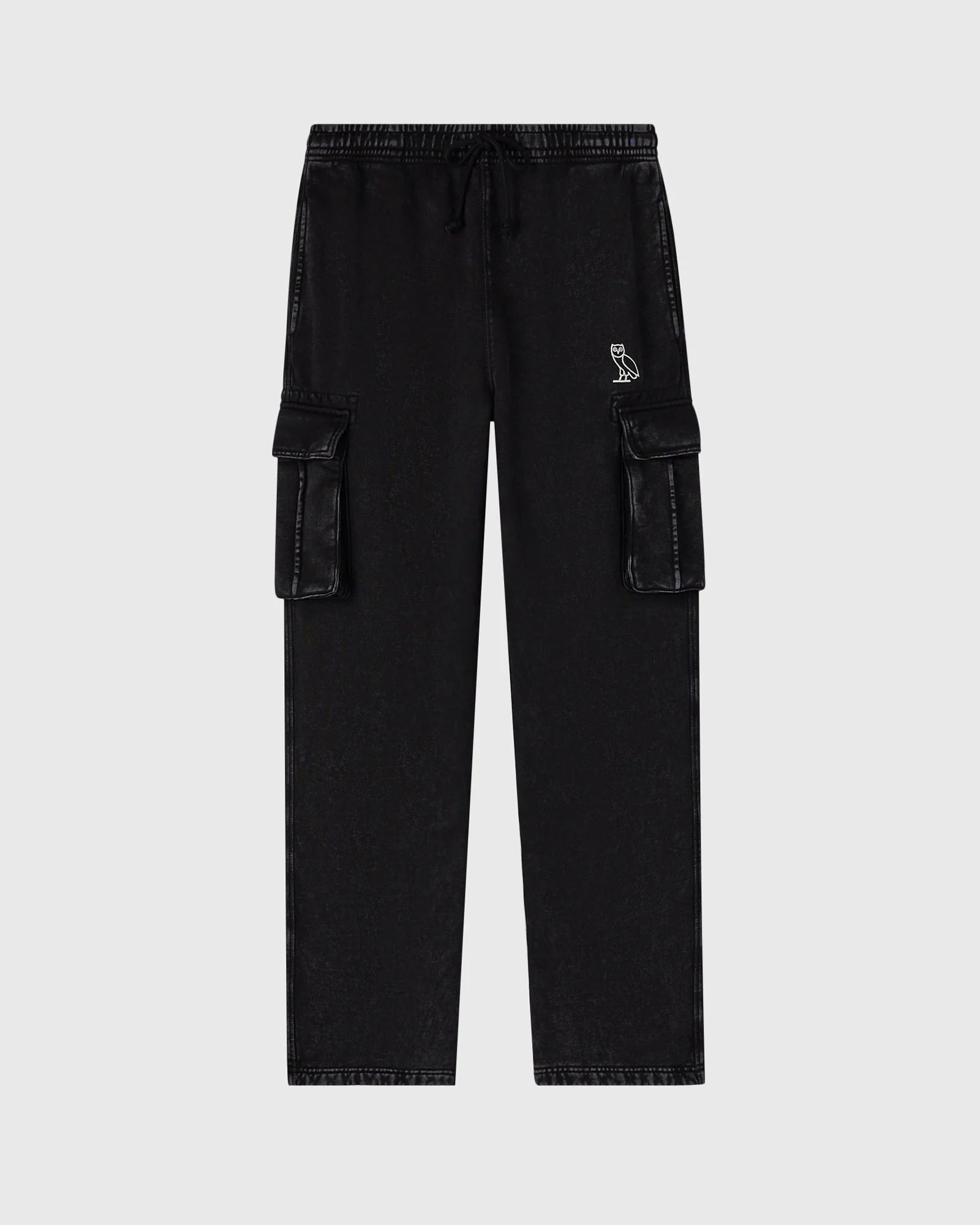 Muskoka Cargo Sweatpant Garment Dyed Black