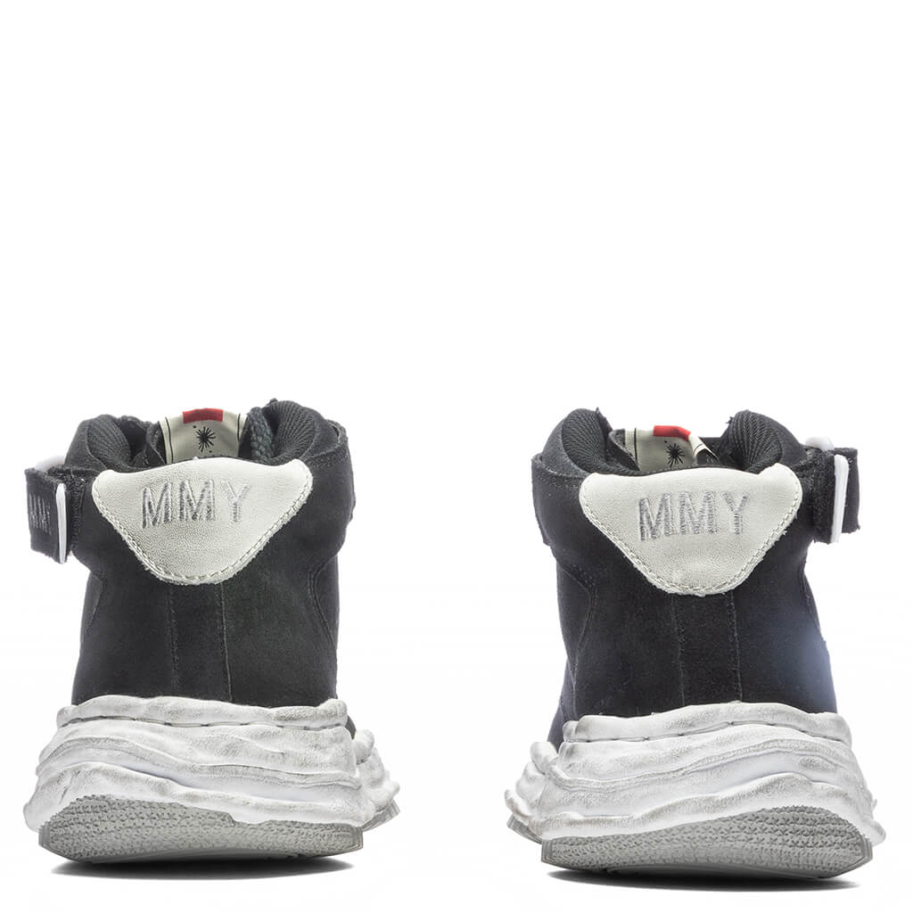 Wayne Brushed Suede High Black