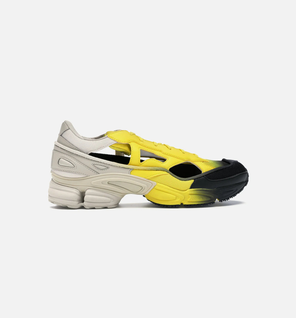 Raf Simmons Ozweego Replicant Mens Shoes Black Yellow Off White