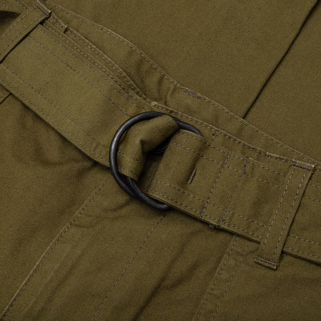 Oxford Belted Pants Olive