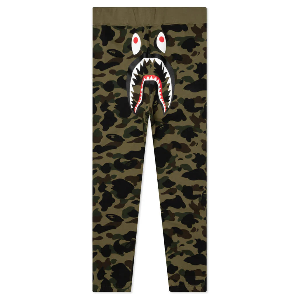 1st Camo Wide Fit Sweat Pants Green