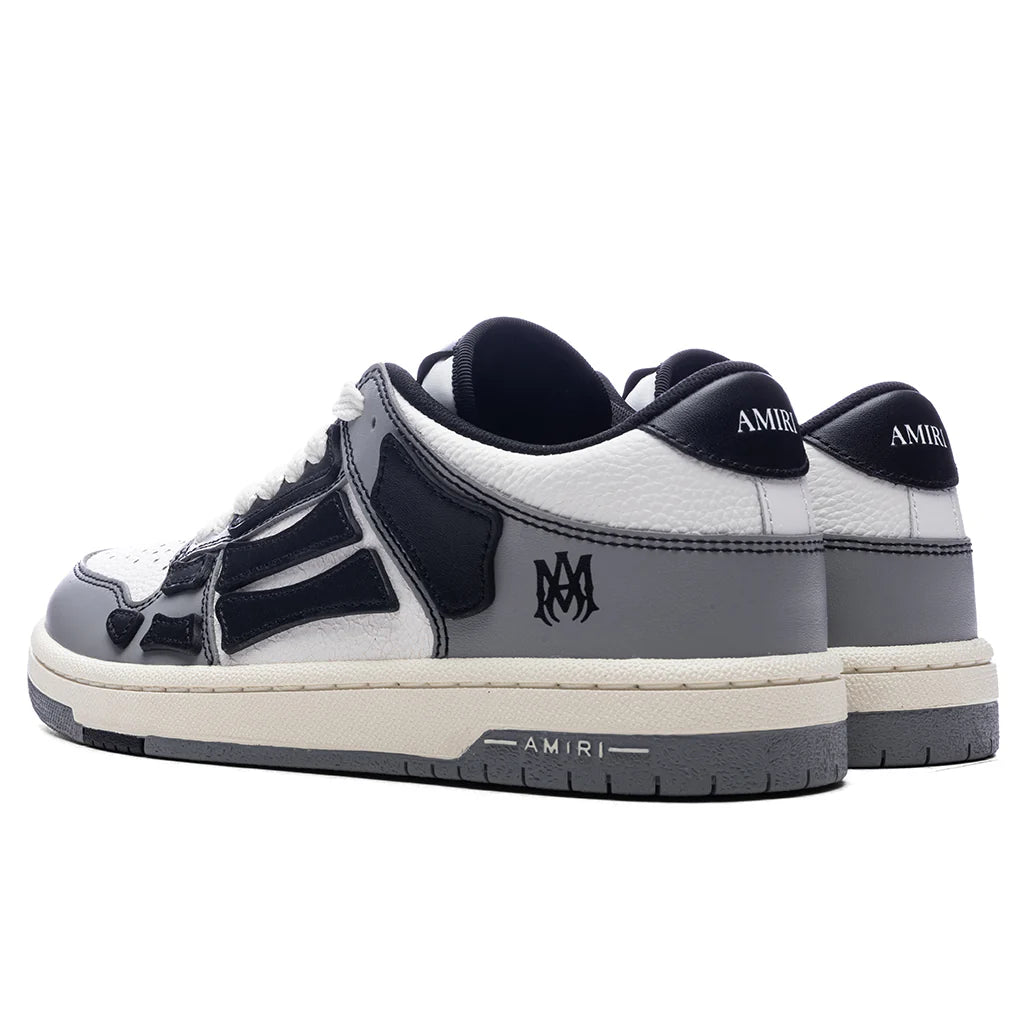 Womens Varsity Skel Top Low Black
