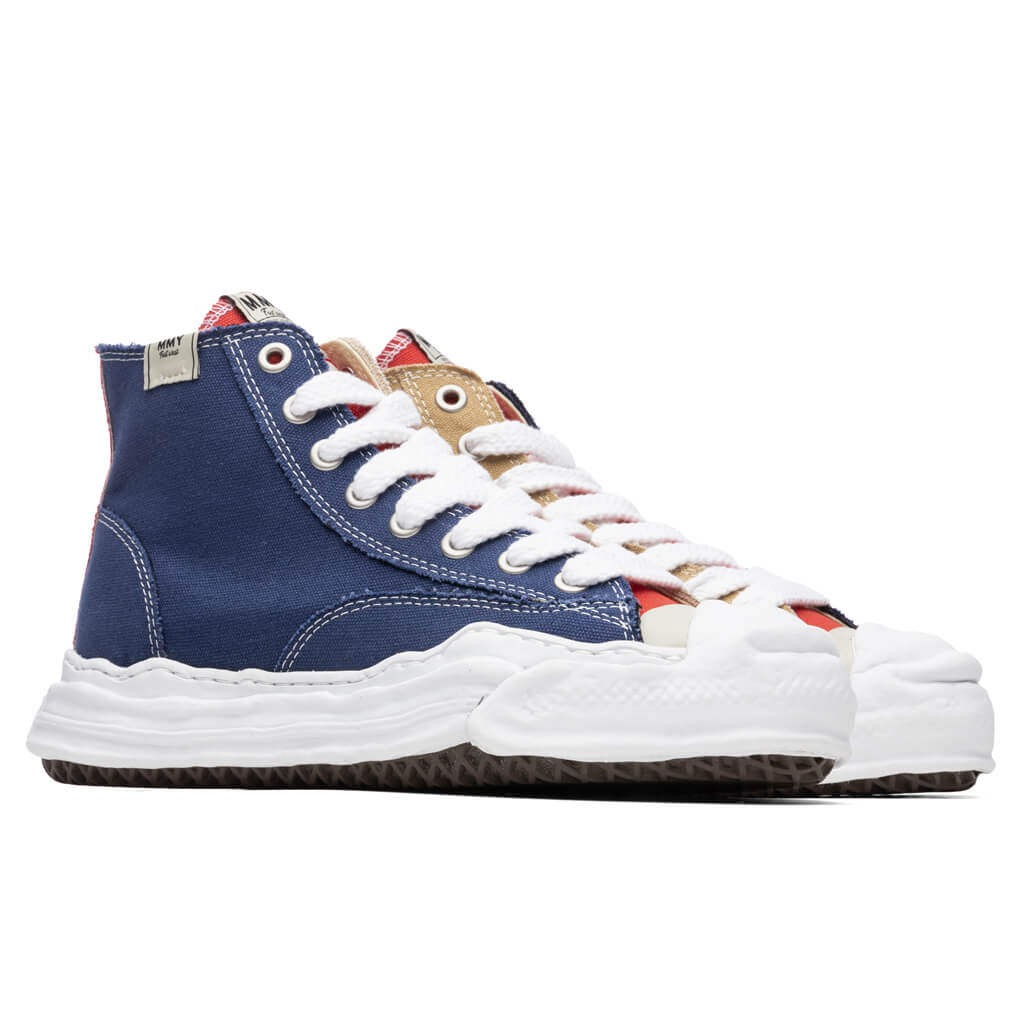 Original Sole Toe Cap Hi Sneaker Navy Beige