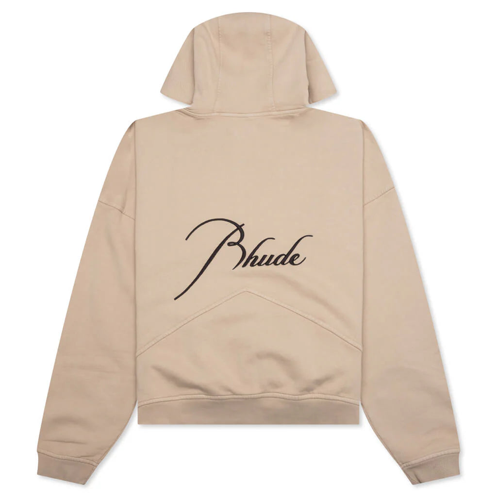 Zip Up Hoodie Sand