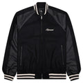 Raglan Varsity Jacket Black