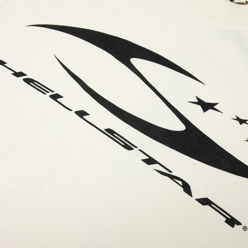 H Cursive Logo T Shirt White