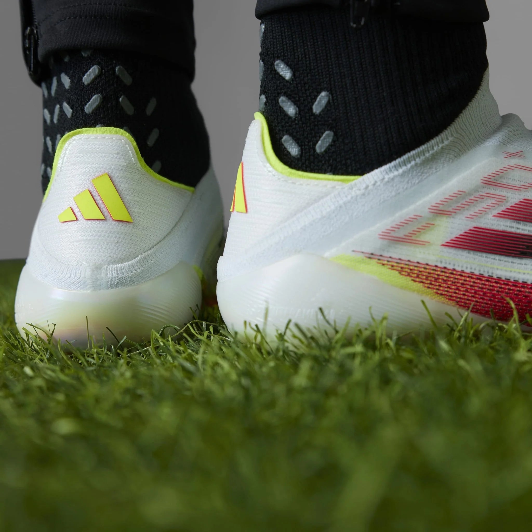 adidas F50 FG Mens Soccer Cleats White Black Yellow