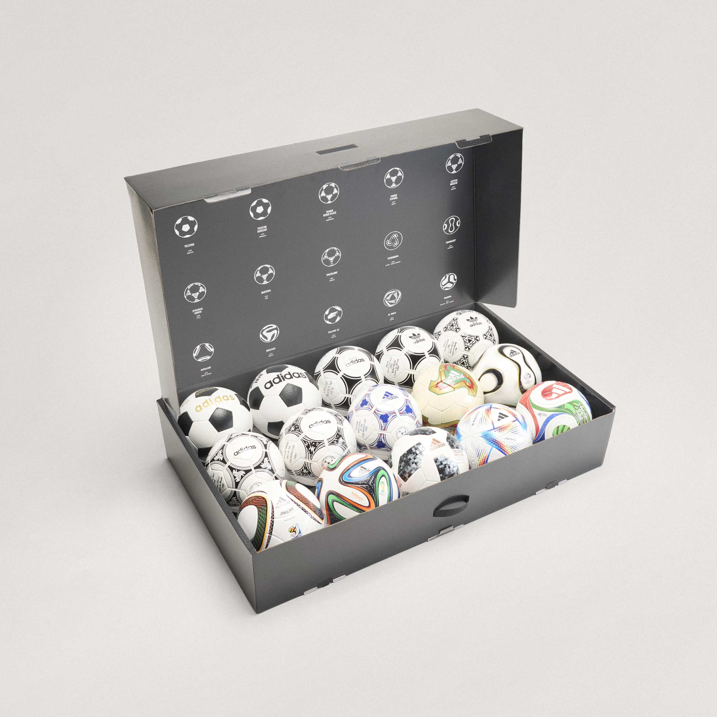 adidas FIFA World Cup Historical Pro Ball Set Multicolor