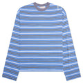 Striped Long Sleeve T Shirt Periwinkle
