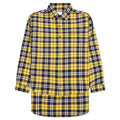 Oversized Asymmetrical Smock Shirt Dark Yellow