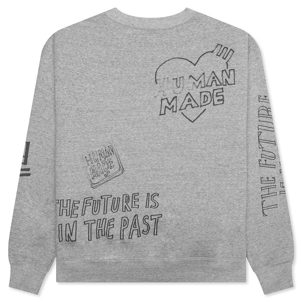 Graffiti Sweatshirt Grey