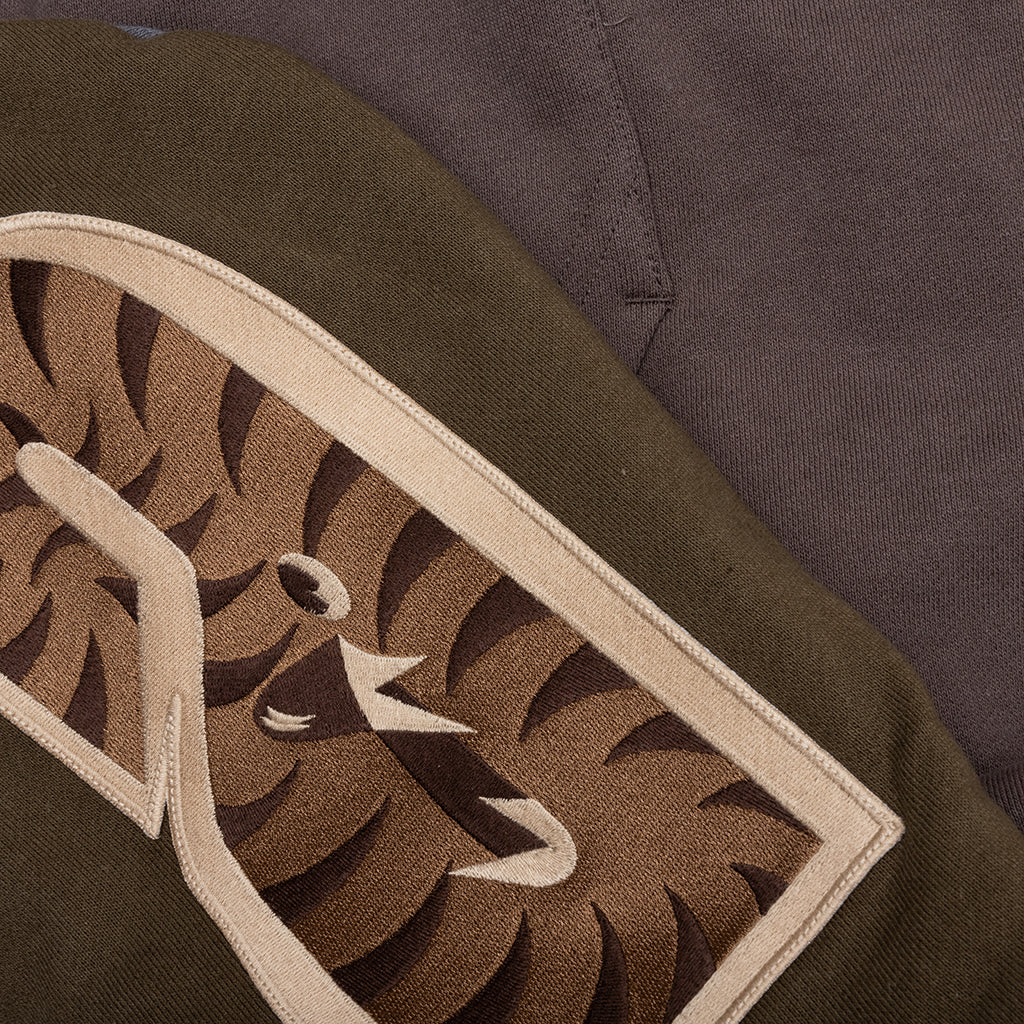 Shark Full Zip Hoodie 2 Beige