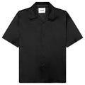 Viscose and Silk Twill Shirt Black