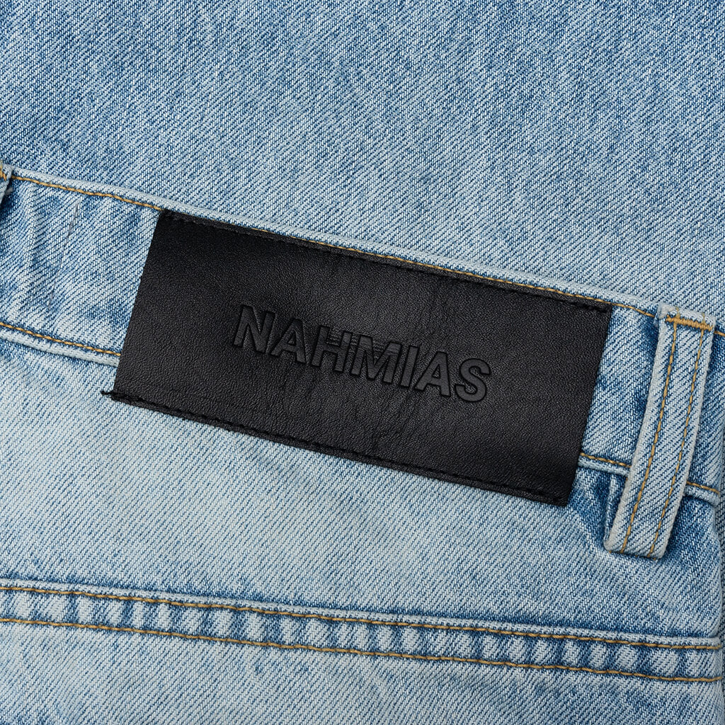 Tinted Wide Straight Jeans Light