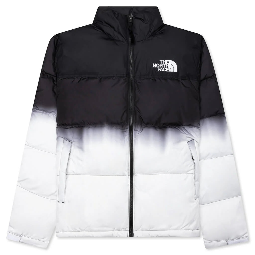1996 Nuptse Dip Dye Jacket Black