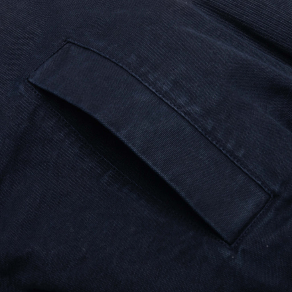 Cotton Canvas Blouson Navy