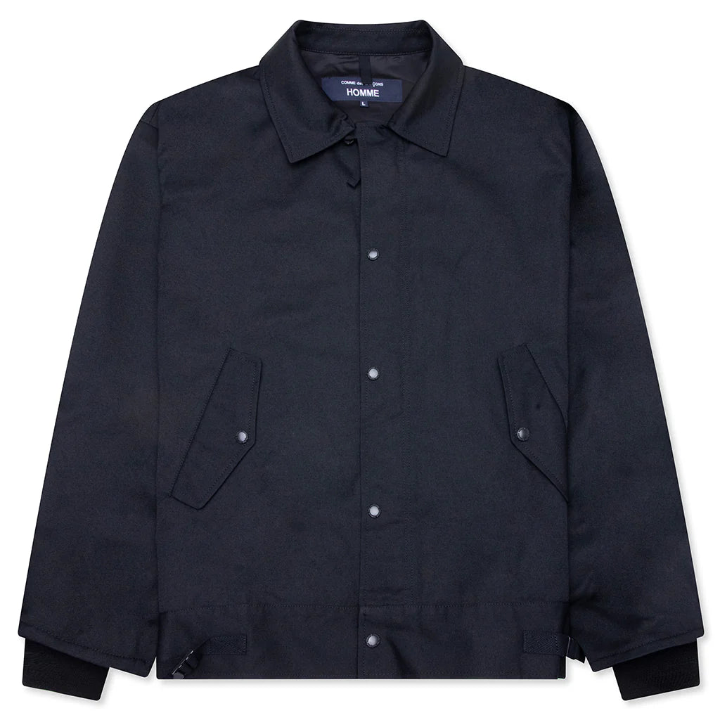Wool Twill Jacket Black