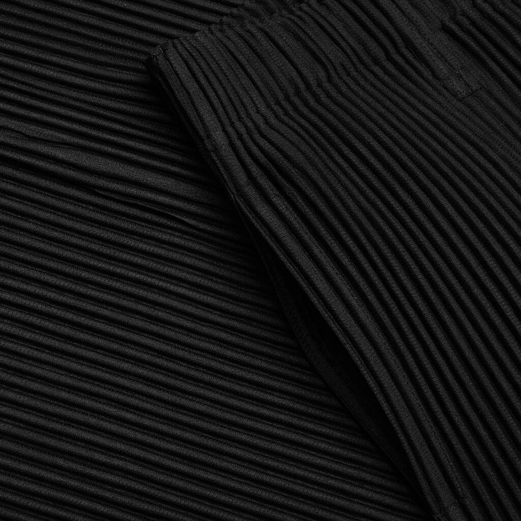 Straight Basics Pants Black
