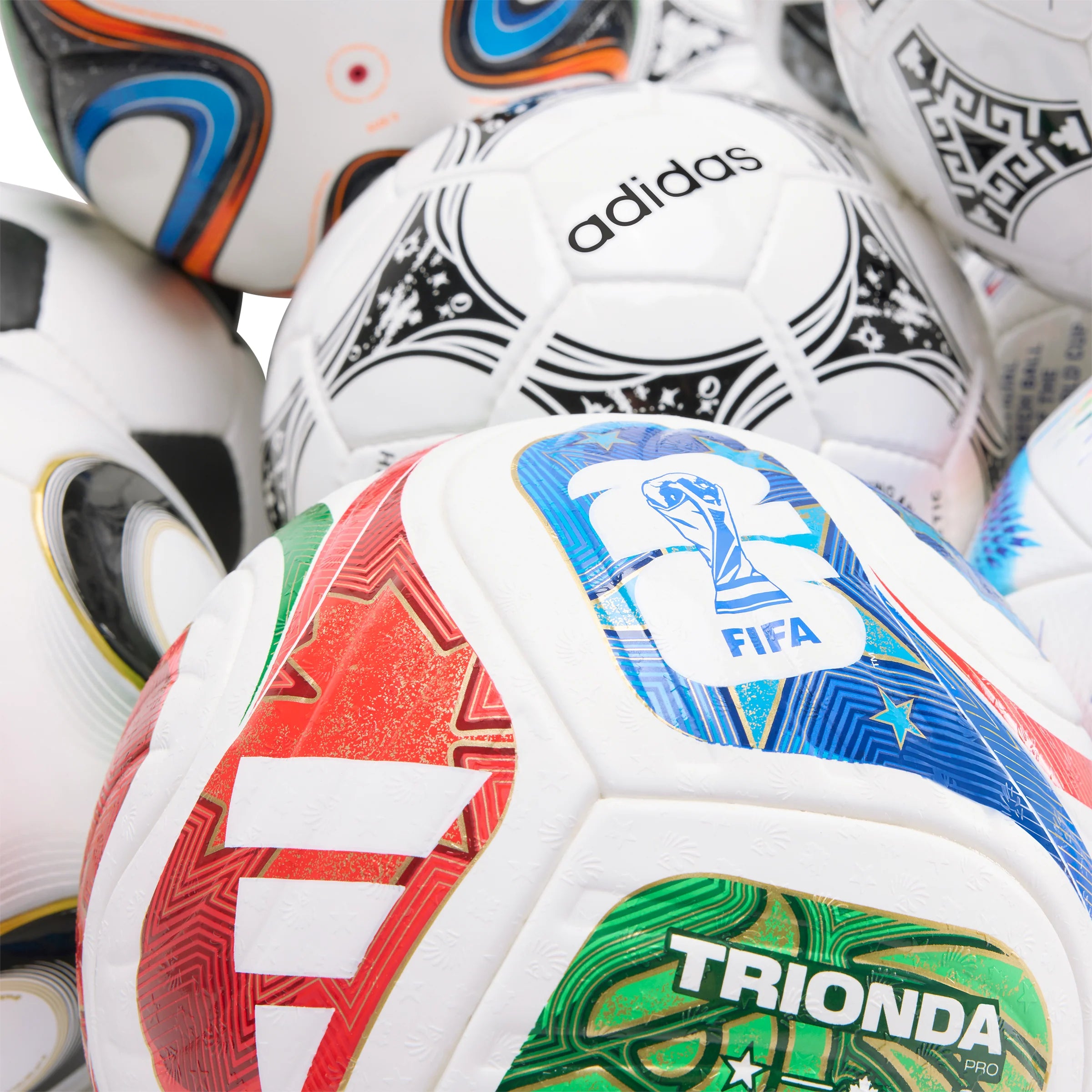 adidas FIFA World Cup Historical Pro Ball Set Multicolor