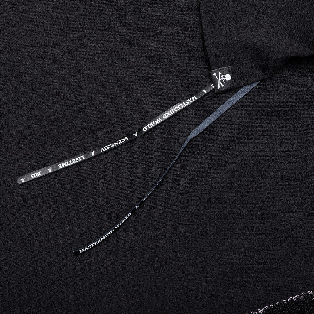 Football V Neck Jersey T Shirt Black