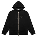 Zipped Hoodie Black