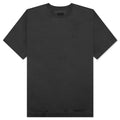 Baroque Print S S T Shirt Charcoal