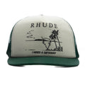 I Need A Getaway Trucker Hat Green White