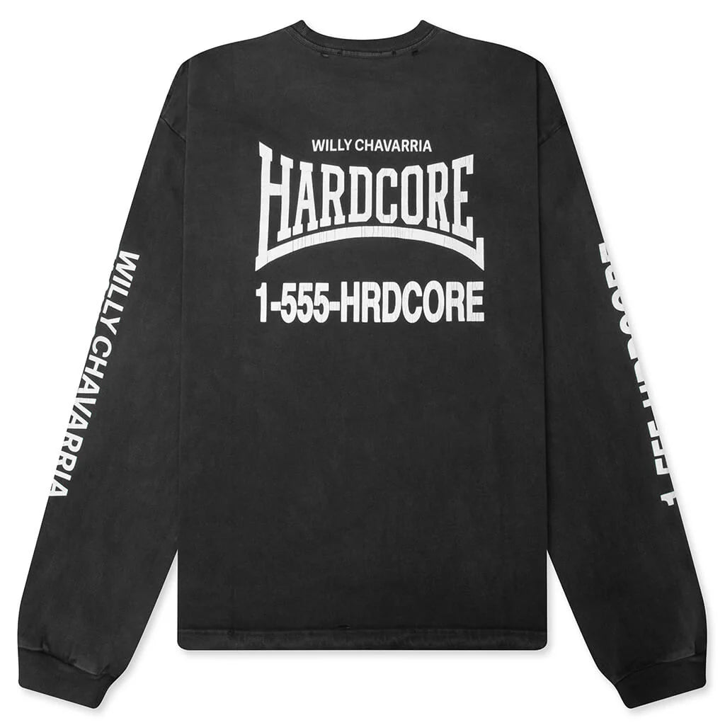 Hardcore L S Tee Black Beauty