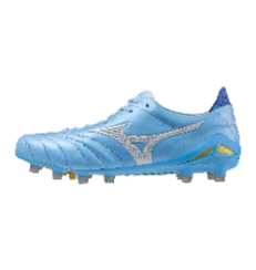 Mizuno Morelia Neo IV MIJ FG Mens Soccer Cleats Sky Blue