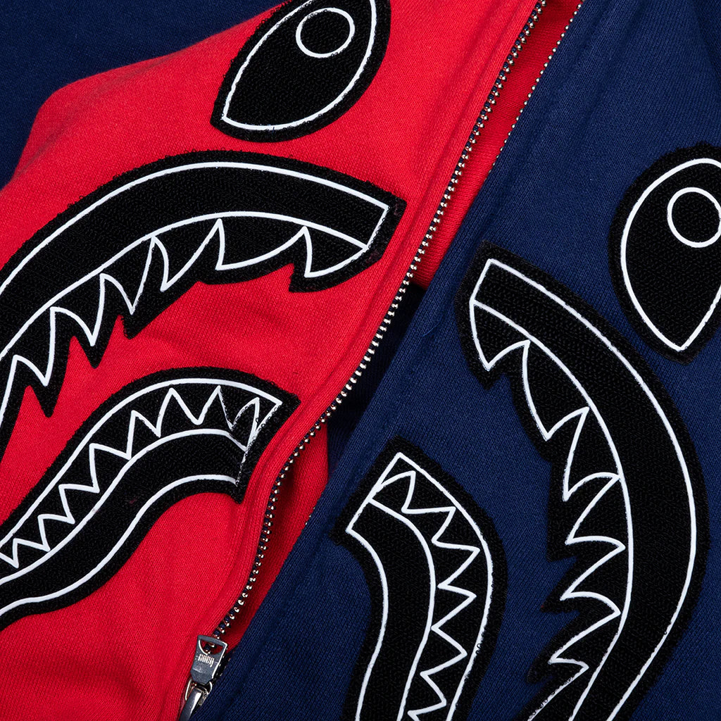 Shark Full Zip Hoodie UK Navy