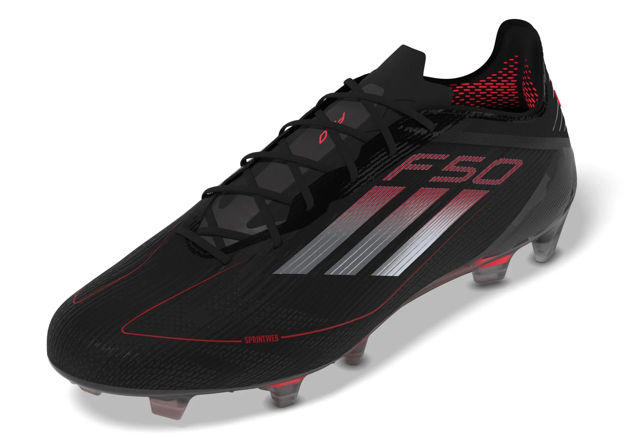 adidas F50 Elite Firm Ground Boots Black Red