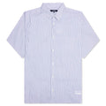 Short Sleeve Logo Shirt Blue White