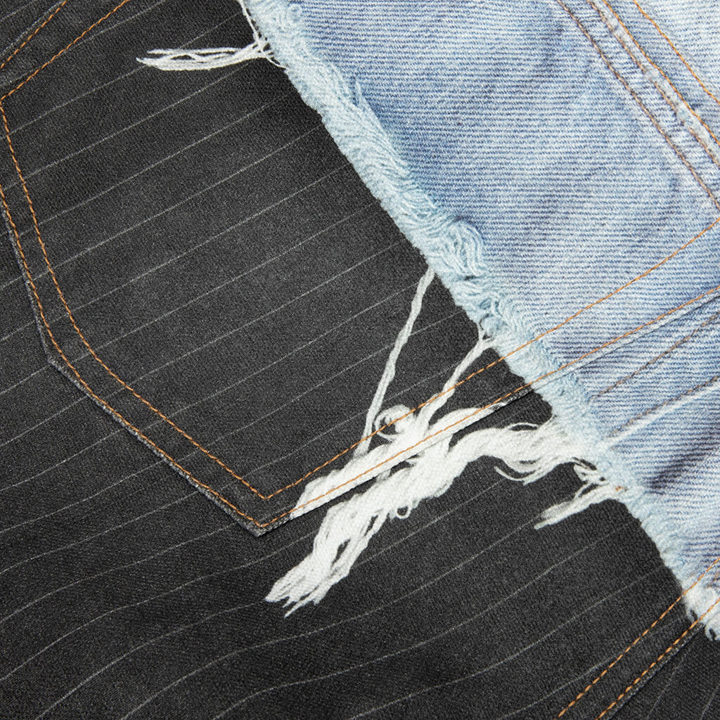 1981 Trompe Loeil Jeans Blue Black