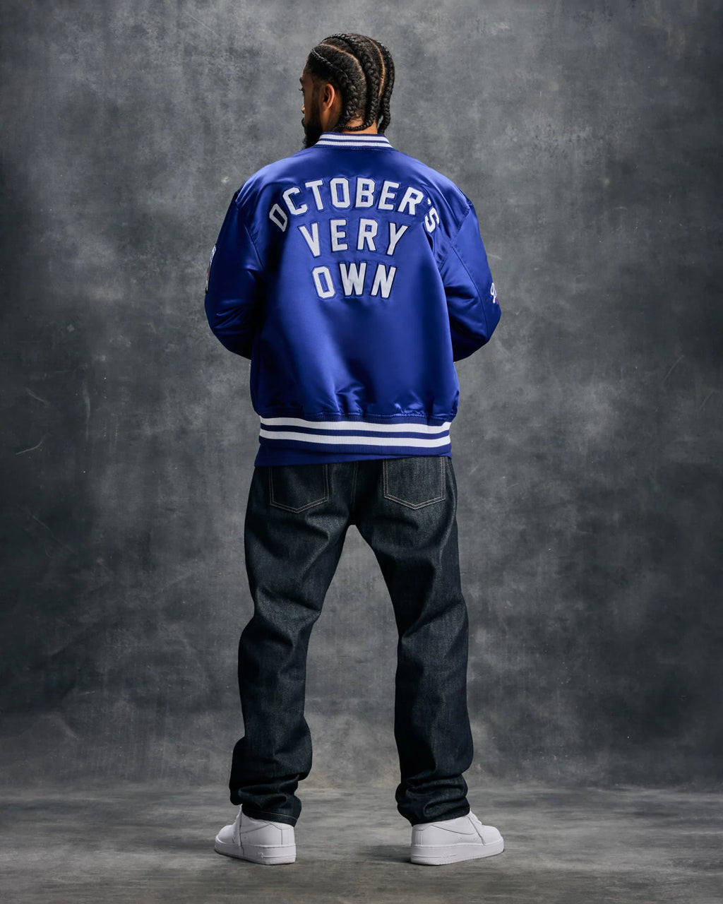 New Era MLB Los Angeles Dodgers Varsity Jacket Blue