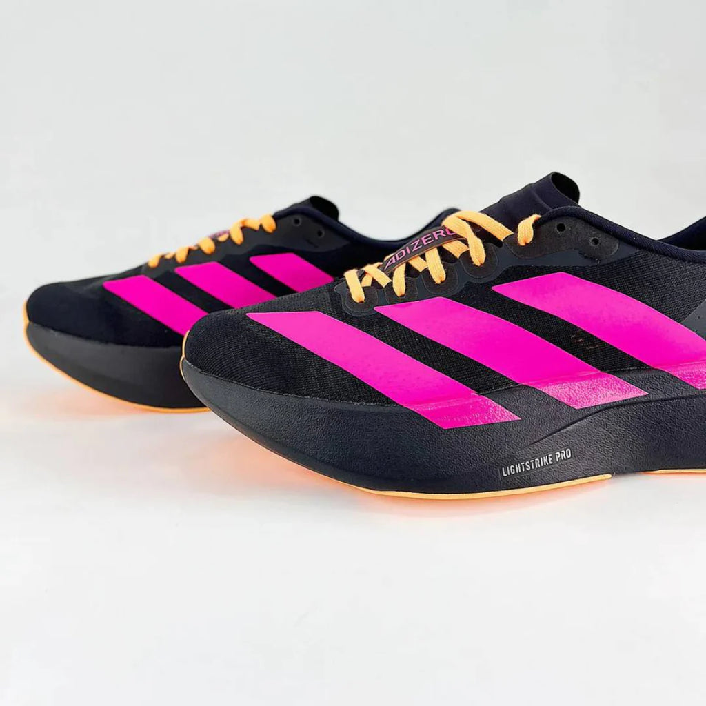 Tênis Adidas Adizero Evo SL Preto Amarelo Rosa