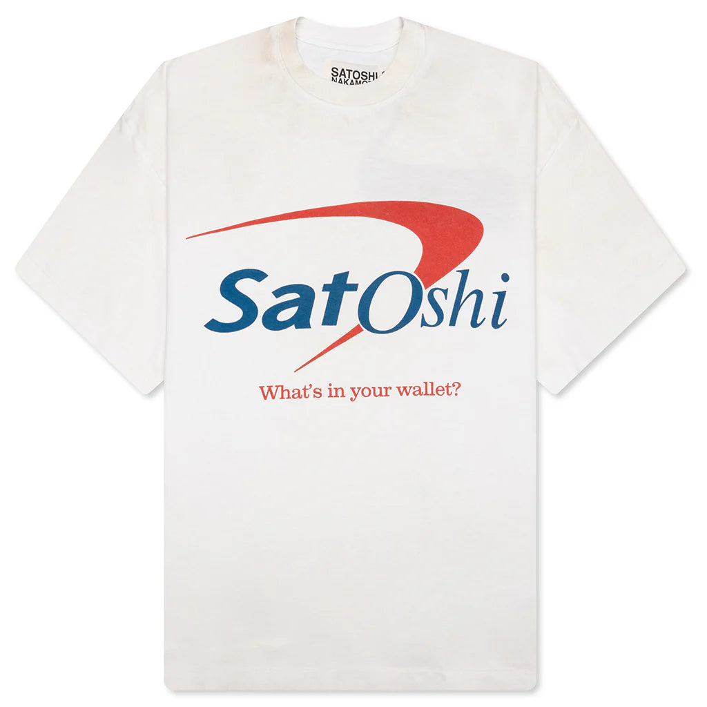 Bank of Satoshi Tee White