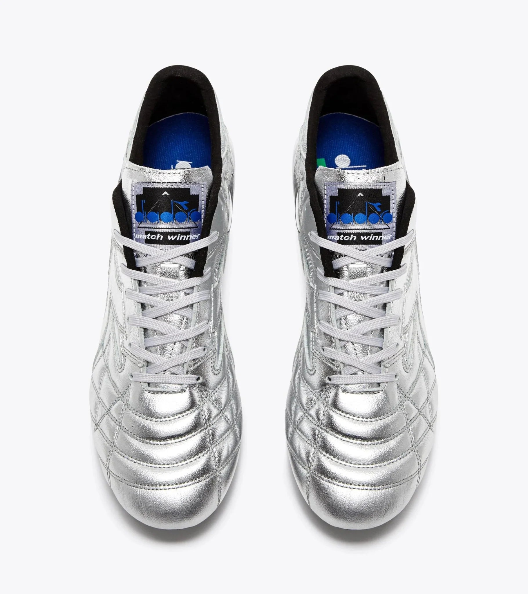 Diadora M Winner ITA OG 94 LT MDPU Firm Ground Soccer Cleats Silver