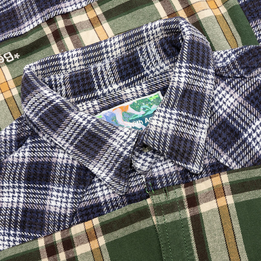 Re Tartan Flannel Shirt Multi