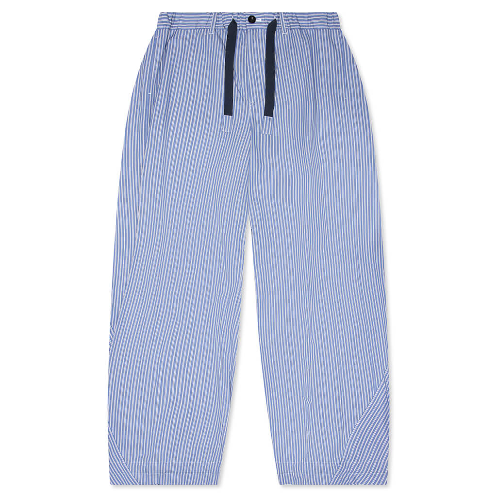 Poplin Pants Blue Stripe