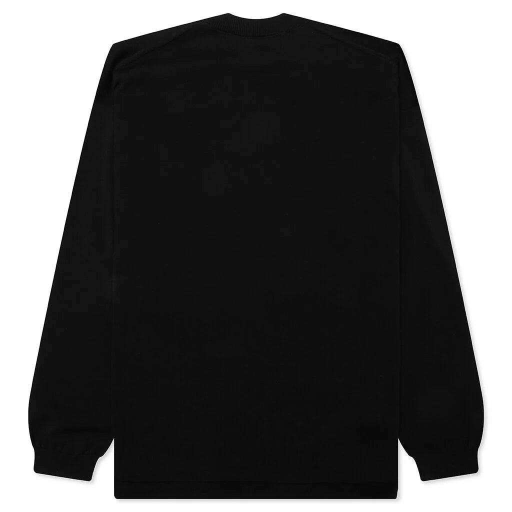 Crewneck Knitted Sweater Black