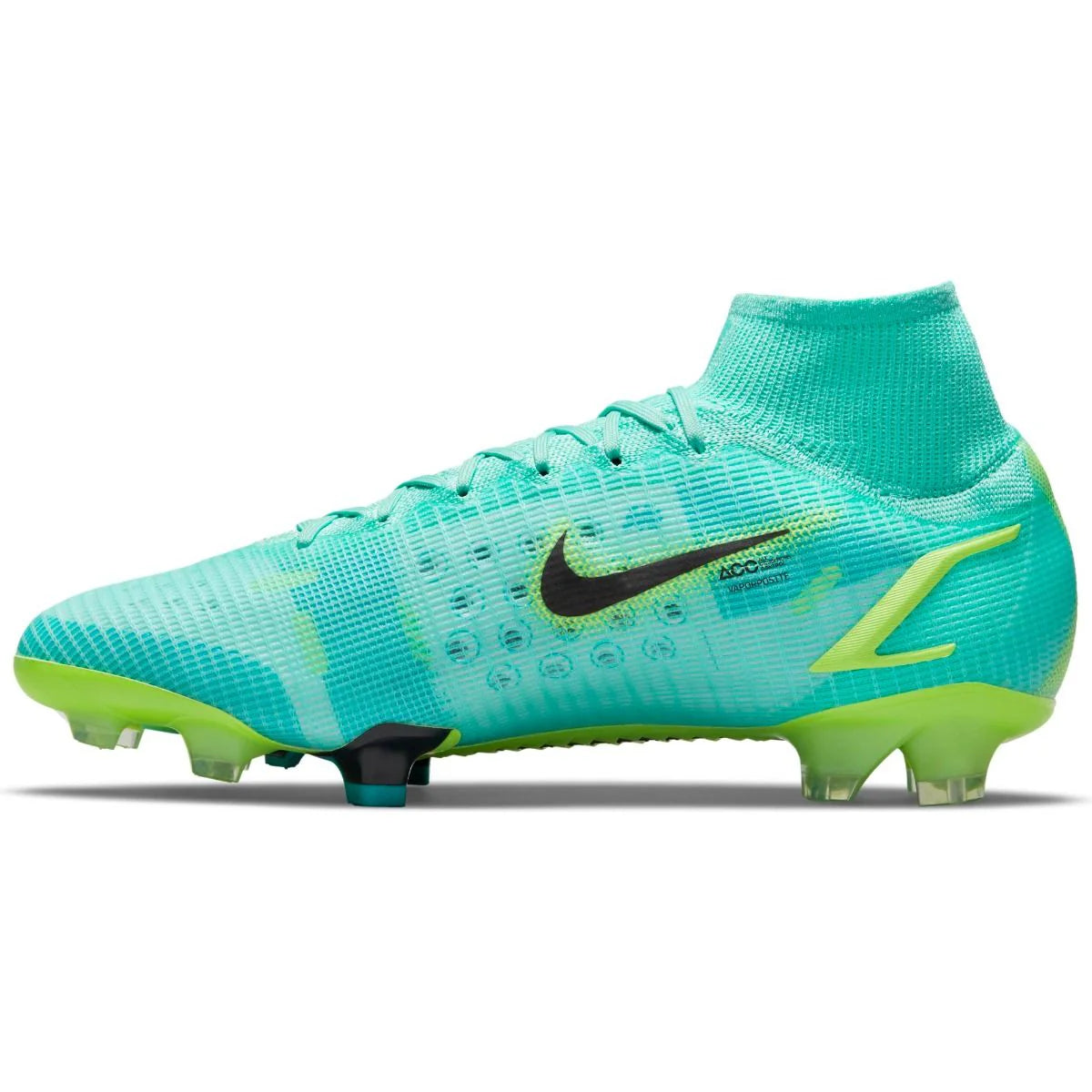 Nike Superfly 8 Elite FG Firm Ground Soccer Cleats Dynamic Turq Lime