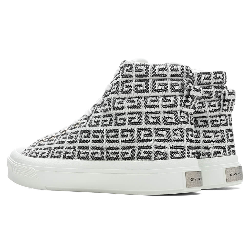 City High Top Sneaker Black White