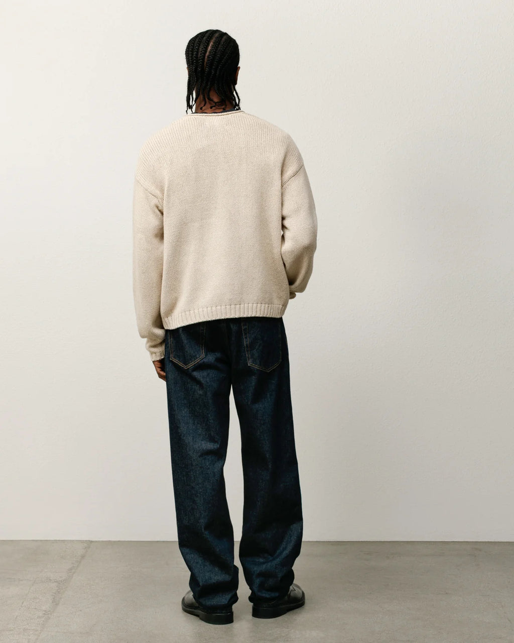 ROLL V NECK SWEATER