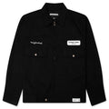 Zip Work Jacket Black