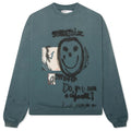 Streetwise Airbrush Crewneck Teal