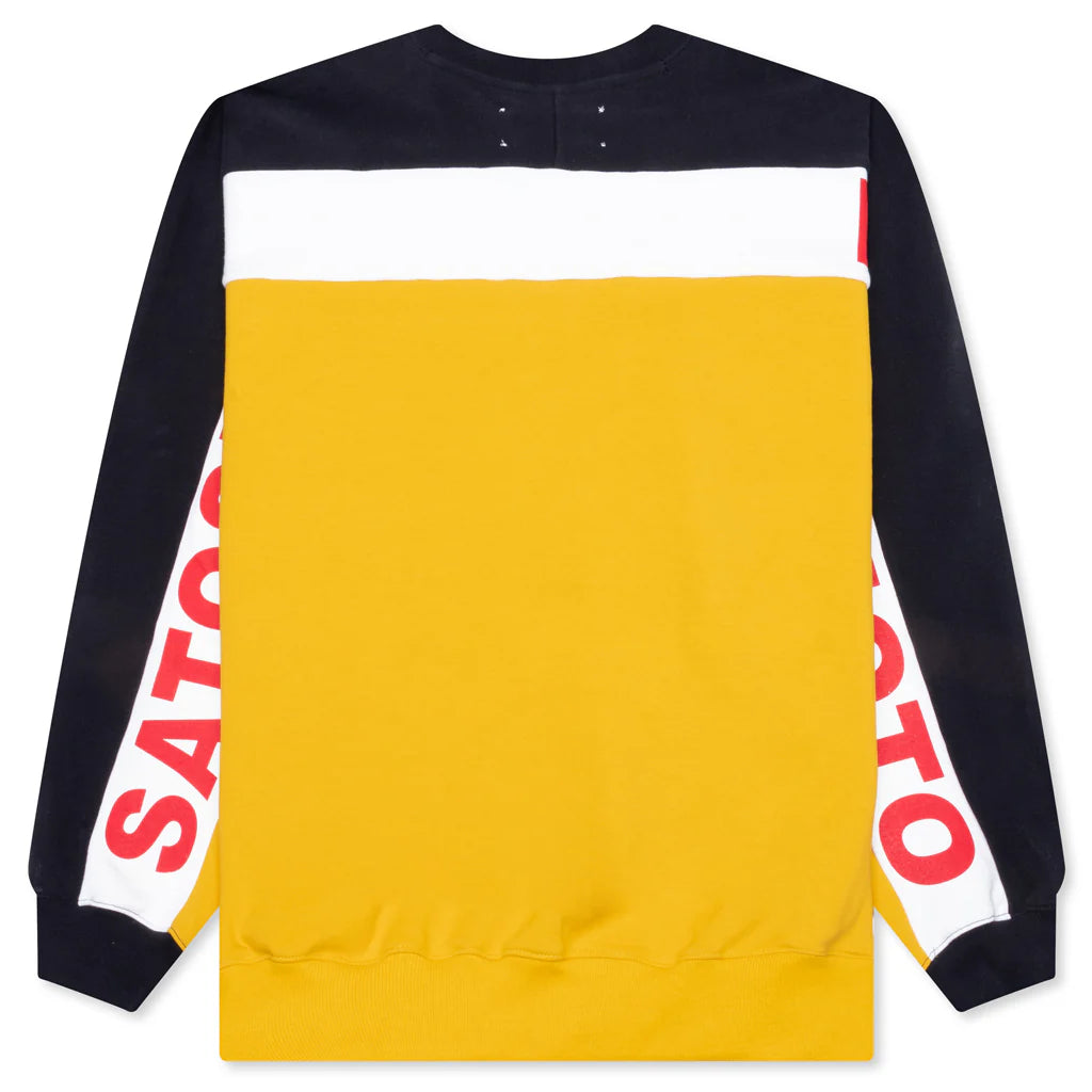 Team Satoshi Crewneck Yellow Black