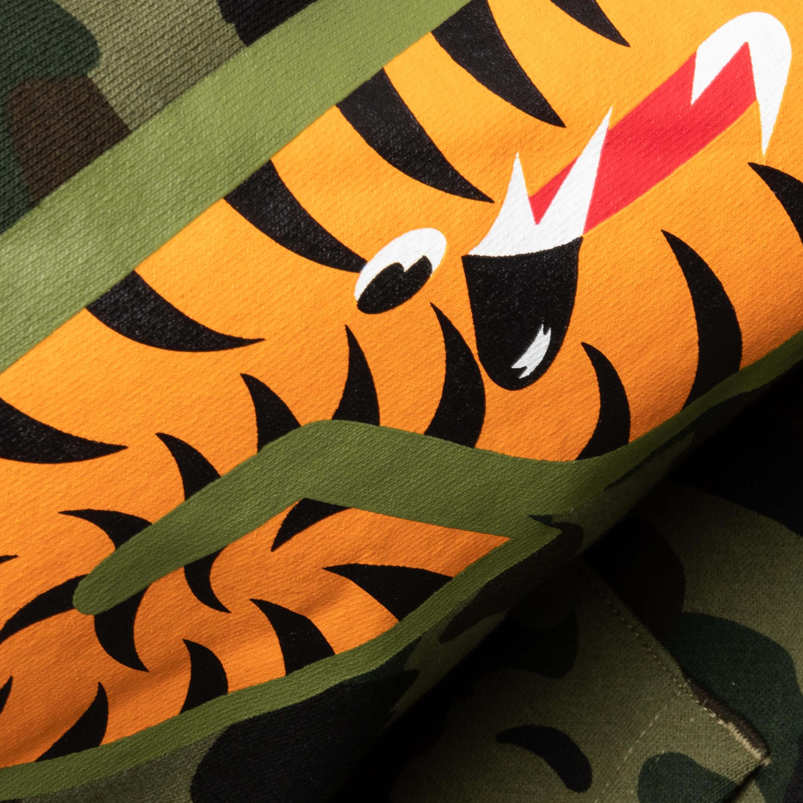 1st Camo Shark Full Zip Hoodie Green