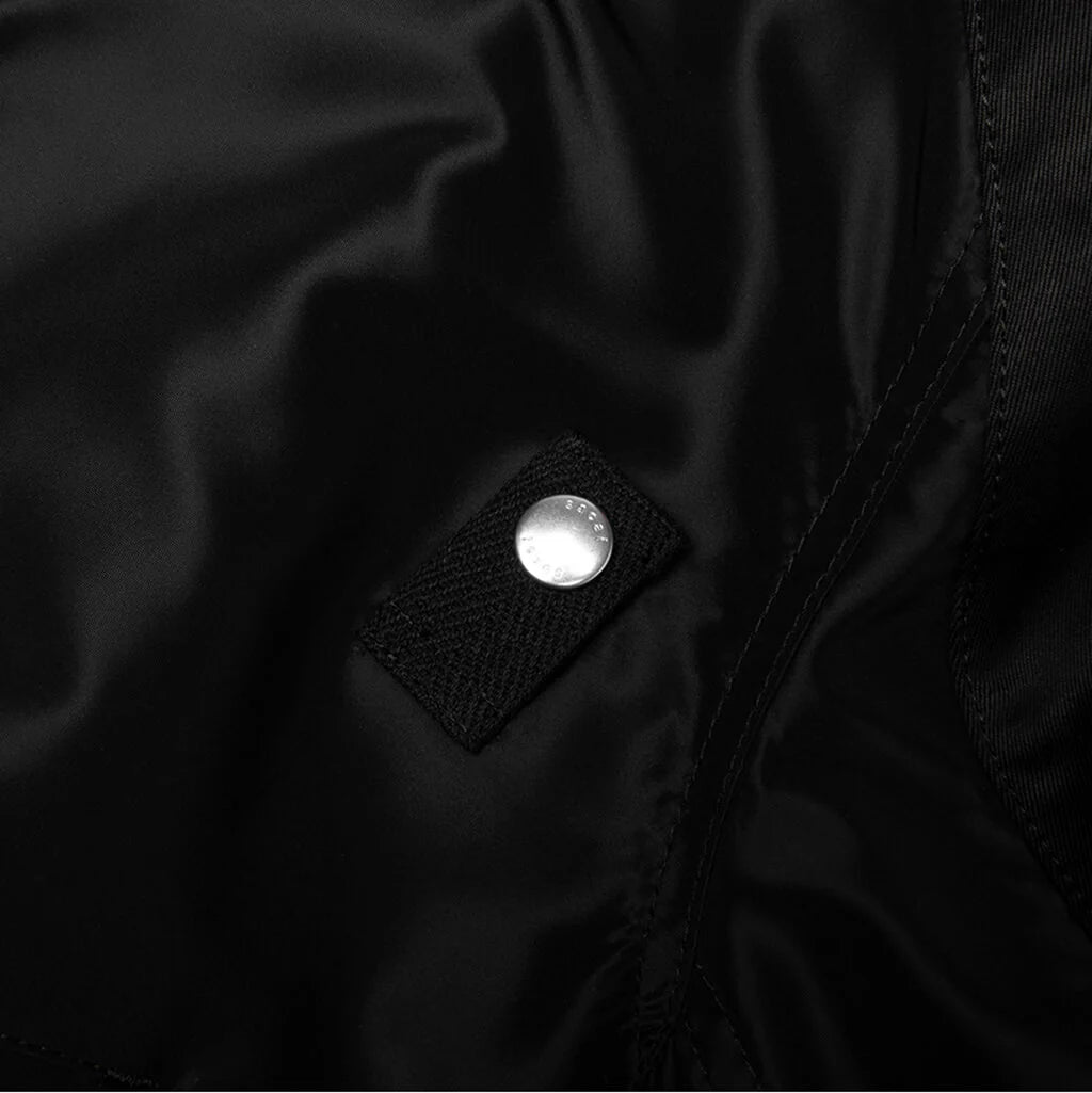 Cotton Chino x Nylon Twill Blouson Black